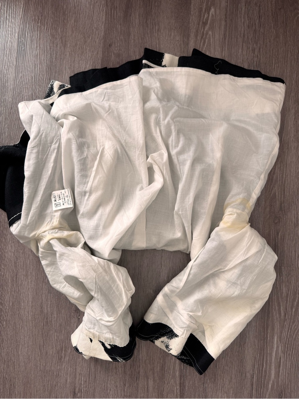 MaxMara Black and White Brushstroke Cropped Blazer - Picture 8 of 11